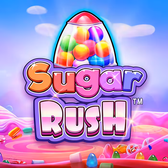 Sugar Rush featuring colorful candy symbols and cluster pays